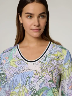 T-Shirt mit Allover-Print