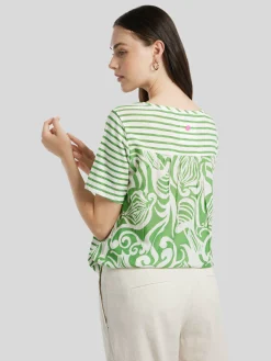 T-Shirt mit Baumwolle