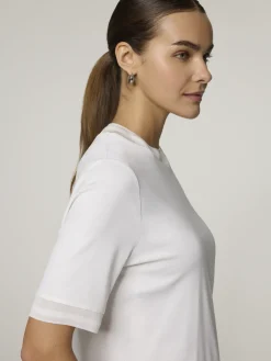 T-Shirt mit Baumwolle