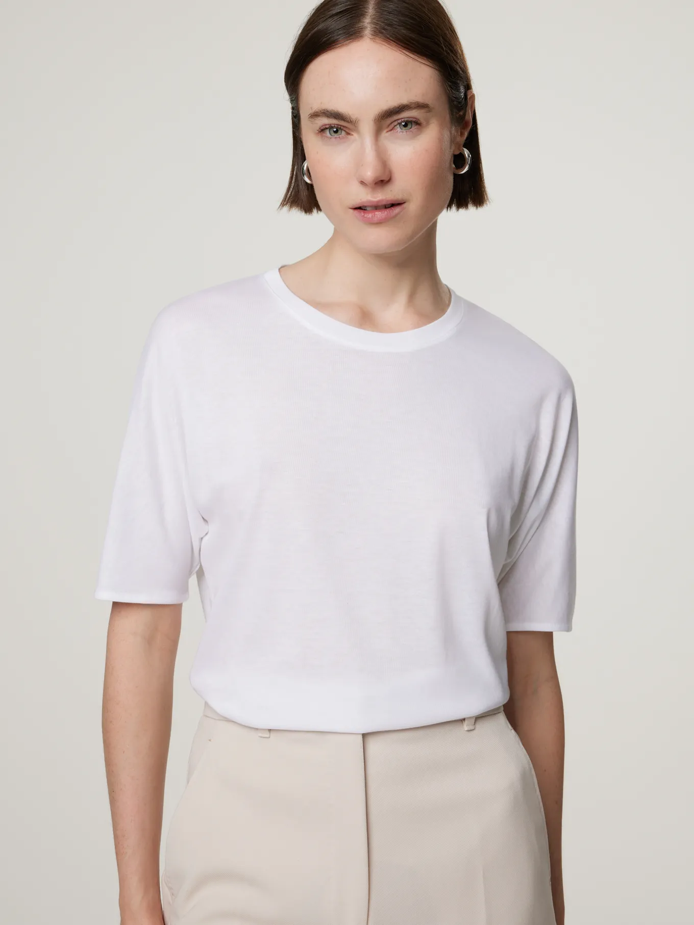 T-Shirt mit Baumwolle