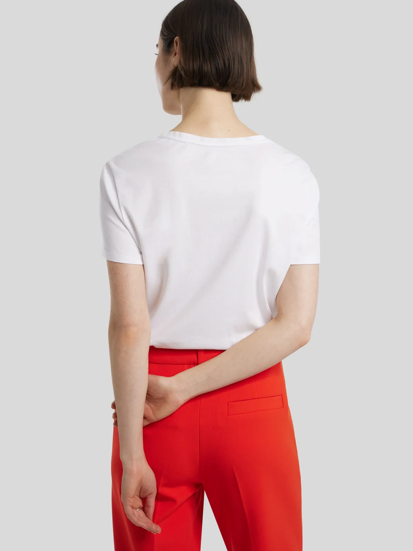 T-Shirt mit Flamingo Print