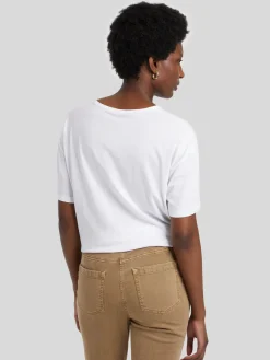 T-Shirt mit Knotendetail