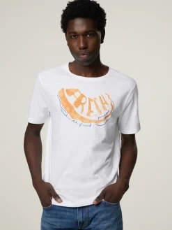 T-Shirt mit Print im Slim Fit