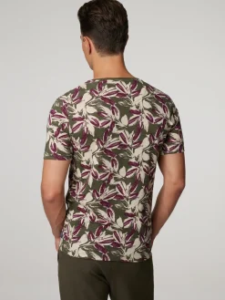 T-Shirt mit Print im Slim Fit