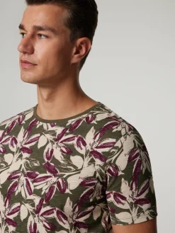 T-Shirt mit Print im Slim Fit