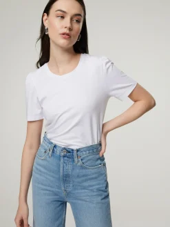 T-Shirt mit Puffärmel