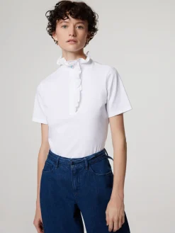 T-Shirt mit Rüschen