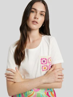 T-Shirt mit Stickerei