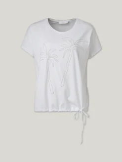 T-Shirt mit Strasssteinen