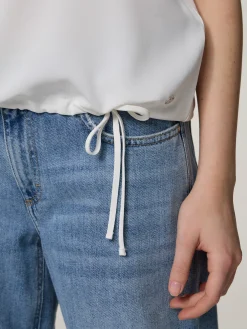 T-Shirt mit Strasssteinen