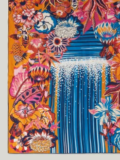 Tuch mit Blumenprint