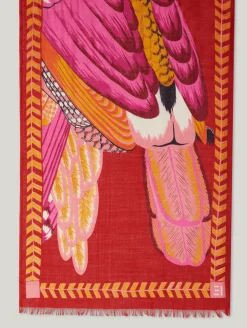 Tuch mit Toucan Print