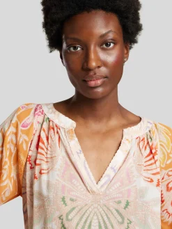 Tunika mit floralem Print