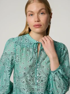 Tunika mit Seide BANDANNA