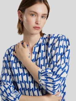 Tunikabluse aus Leinen