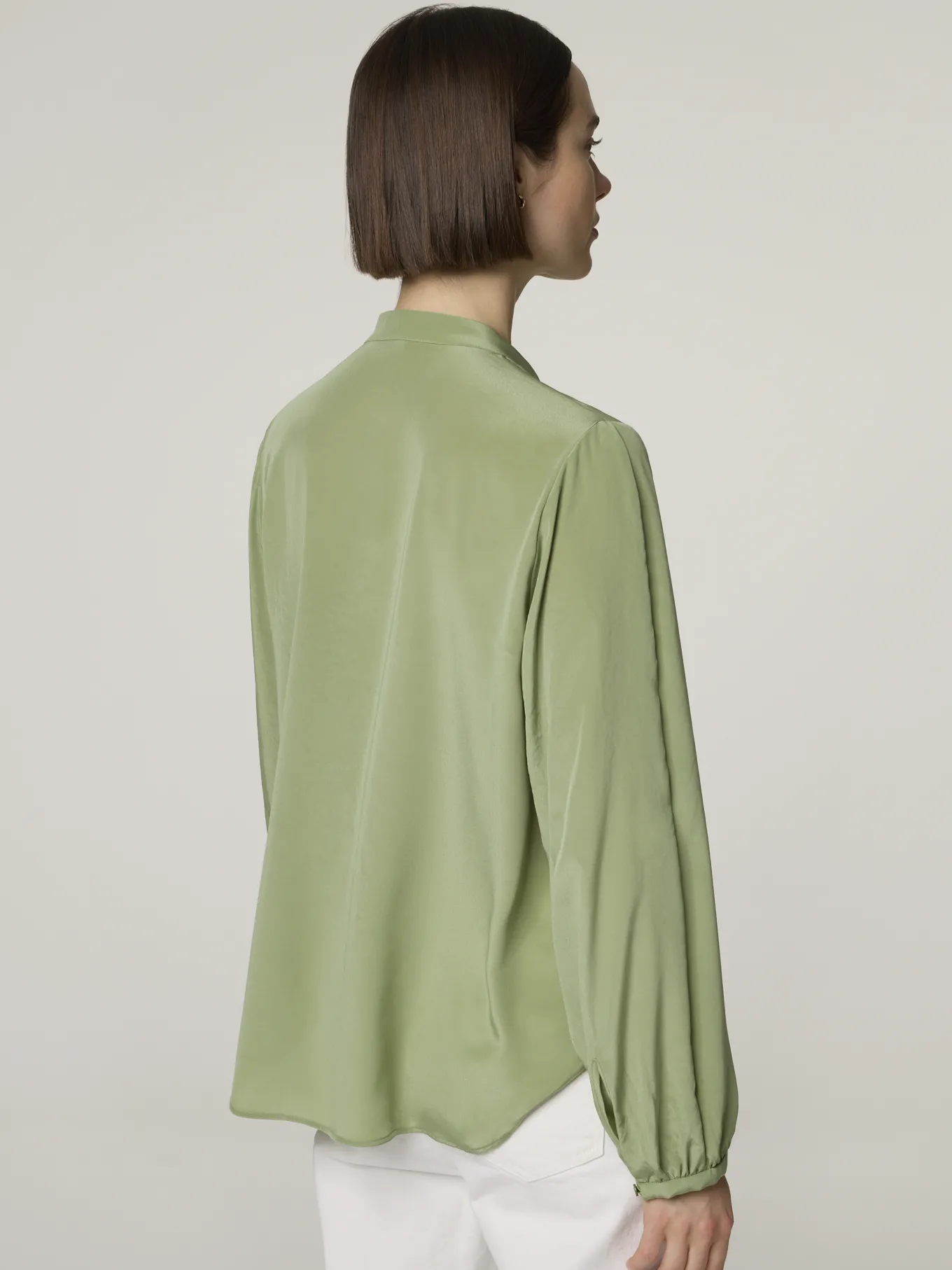 Tunikabluse aus Satin