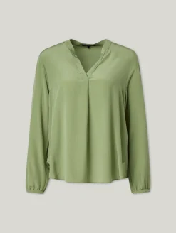 Tunikabluse aus Satin