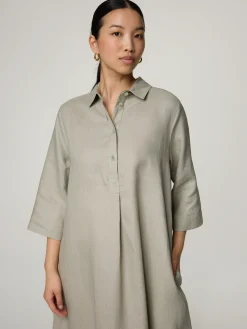 Tunikakleid aus Leinen