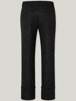 Tweed-Hose mit Pailletten MIA