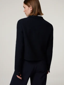 Tweedjacke mit Schurwolle