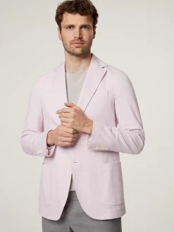 Veston aus Baumwolle