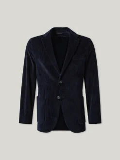 Veston aus Cord im Regular Fit