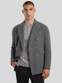 Veston aus Wolle im Regular Fit