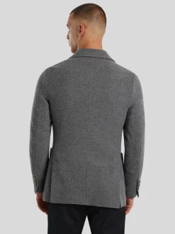 Veston aus Wolle im Regular Fit