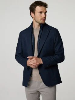 Veston mit abnehmbarer Blende