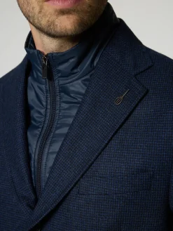 Veston mit abnehmbarer Blende