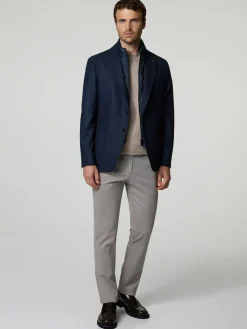 Veston mit abnehmbarer Blende