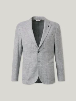 Veston mit Baumwoll-Mix