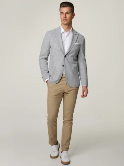 Veston mit Baumwoll-Mix