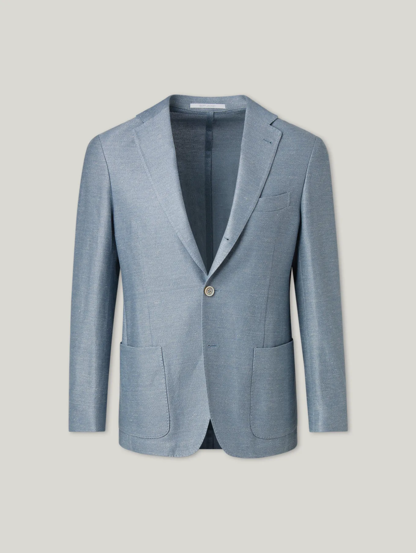 Veston mit Leinen im Slim Fit