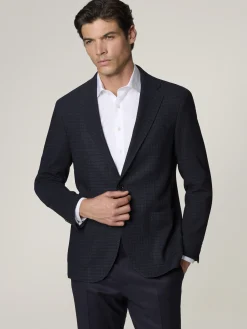 Veston mit Schurwolle