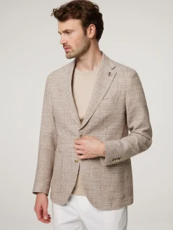 Veston mit Schurwolle