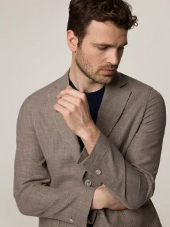 Veston mit Schurwolle