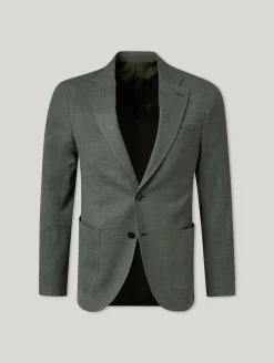 Veston mit Wolle im Regular Fit