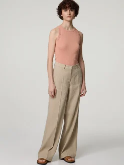 Weite Hose mit Leinen MIRA