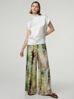 Weite Hose mit Print HELENA