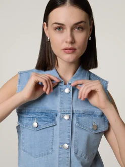 Weste aus Denim DYLAN