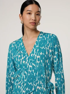 Wickelkleid aus Jersey