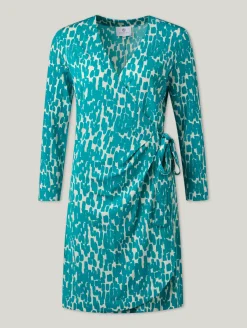 Wickelkleid aus Jersey