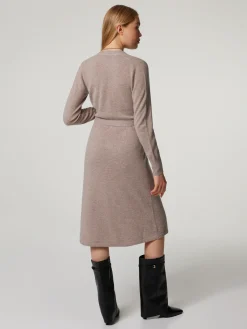 Wickelkleid aus Kaschmir