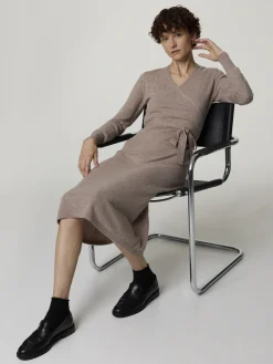 Wickelkleid aus Kaschmir