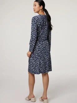 Wickelkleid mit Print