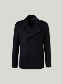 Wolljacke im Slim Fit