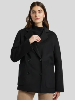 Wolljacke in Doubleface