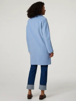 Wollmantel aus Alpaka-Mix