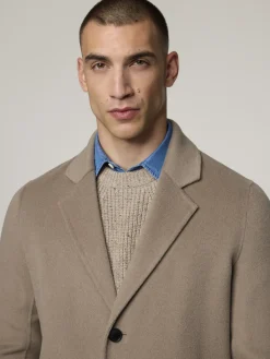 Wollmantel im Regular Fit